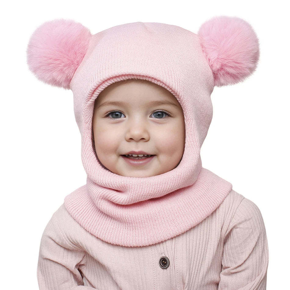 Children's Knit Balaclava Hat